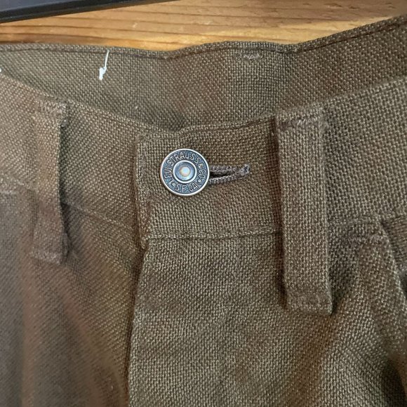 Levi's Vintage 60s / 70s STA-PREST Dark Brown High Rise Pants - Picture 6 of 12